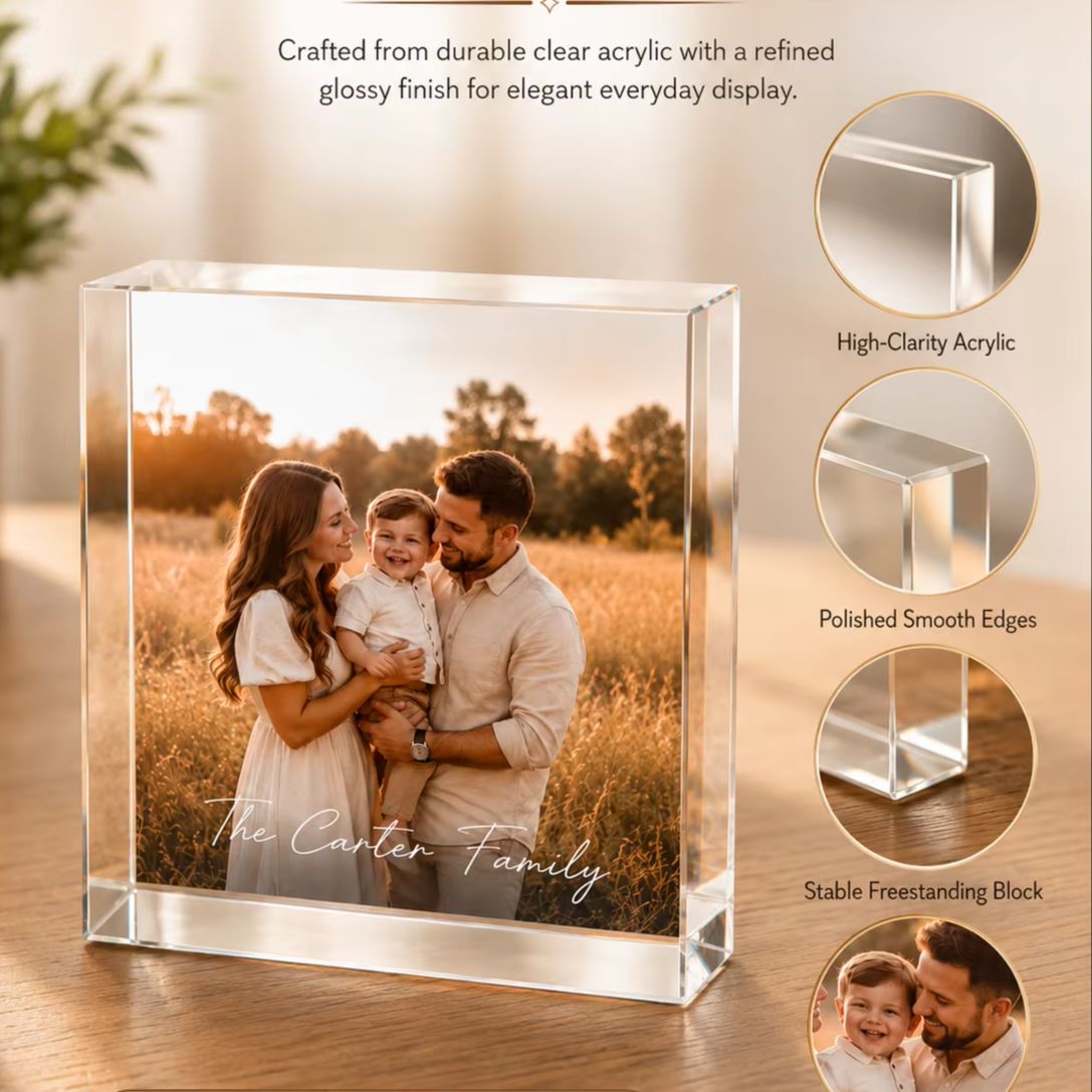 Photo Acrylic Block - Blocco Fotografico in Acrilico Personalizzato per