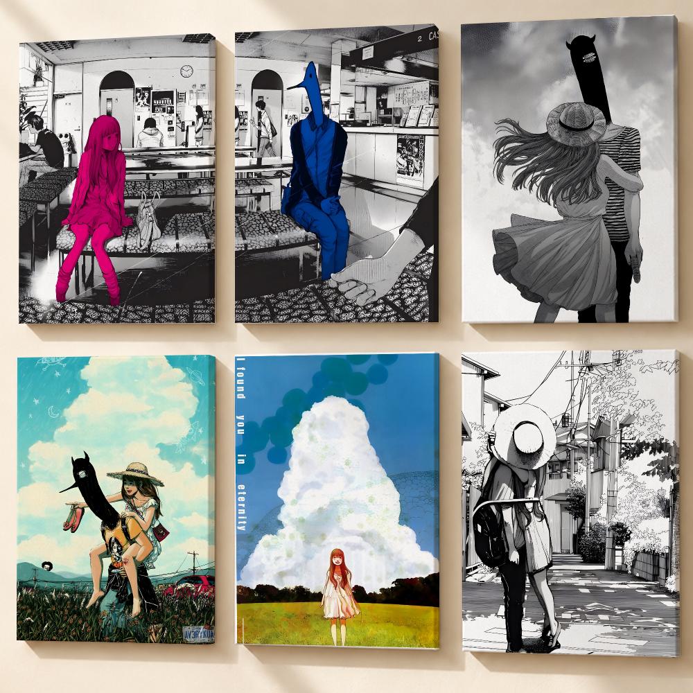 Canvas Wrap Ready - Poster anime G-Goodnight Punpun, quadro su
