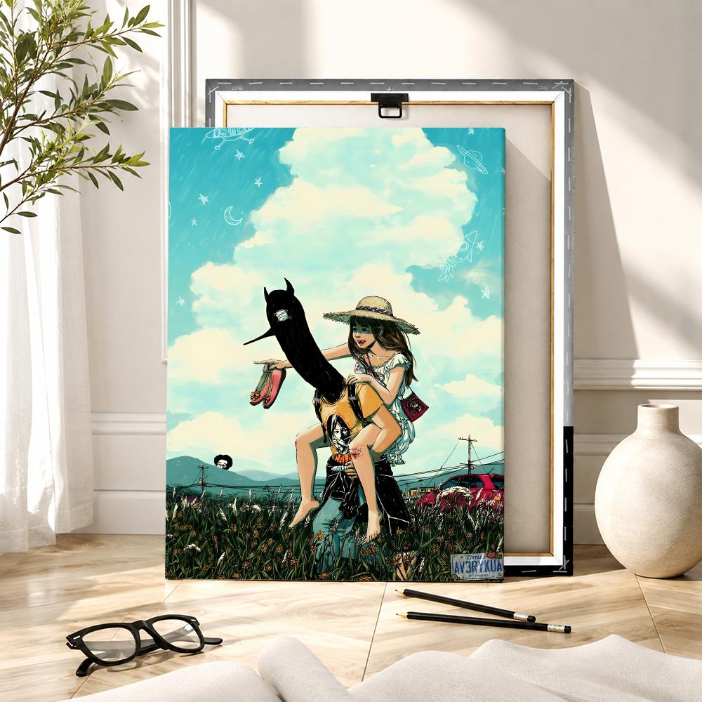 G-Goodnight Punpun Dipinto Ani - Canvas Wrap Ready recensione e prezzo