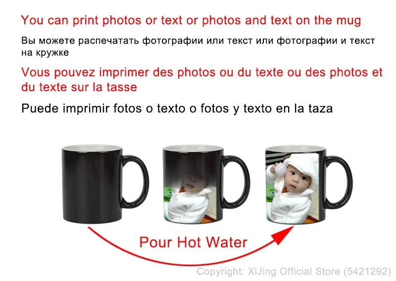 Foto fai-da-te tazza nera tazz - Sublimation Mug White recensione e prezzo