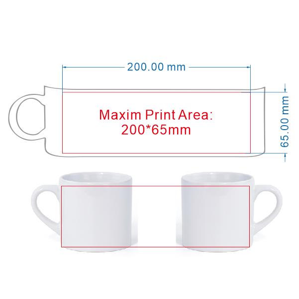 Tazza da caffè piccola da 175m - Sublimation Mug White recensione e prezzo